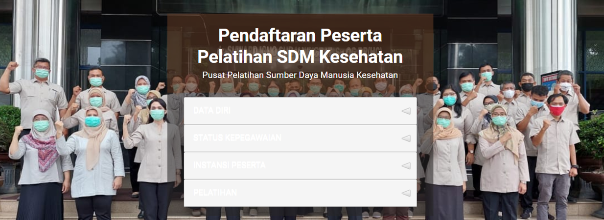 Sistem Pendaftaran Pelatihan SDM Kesehatan Satu Pintu